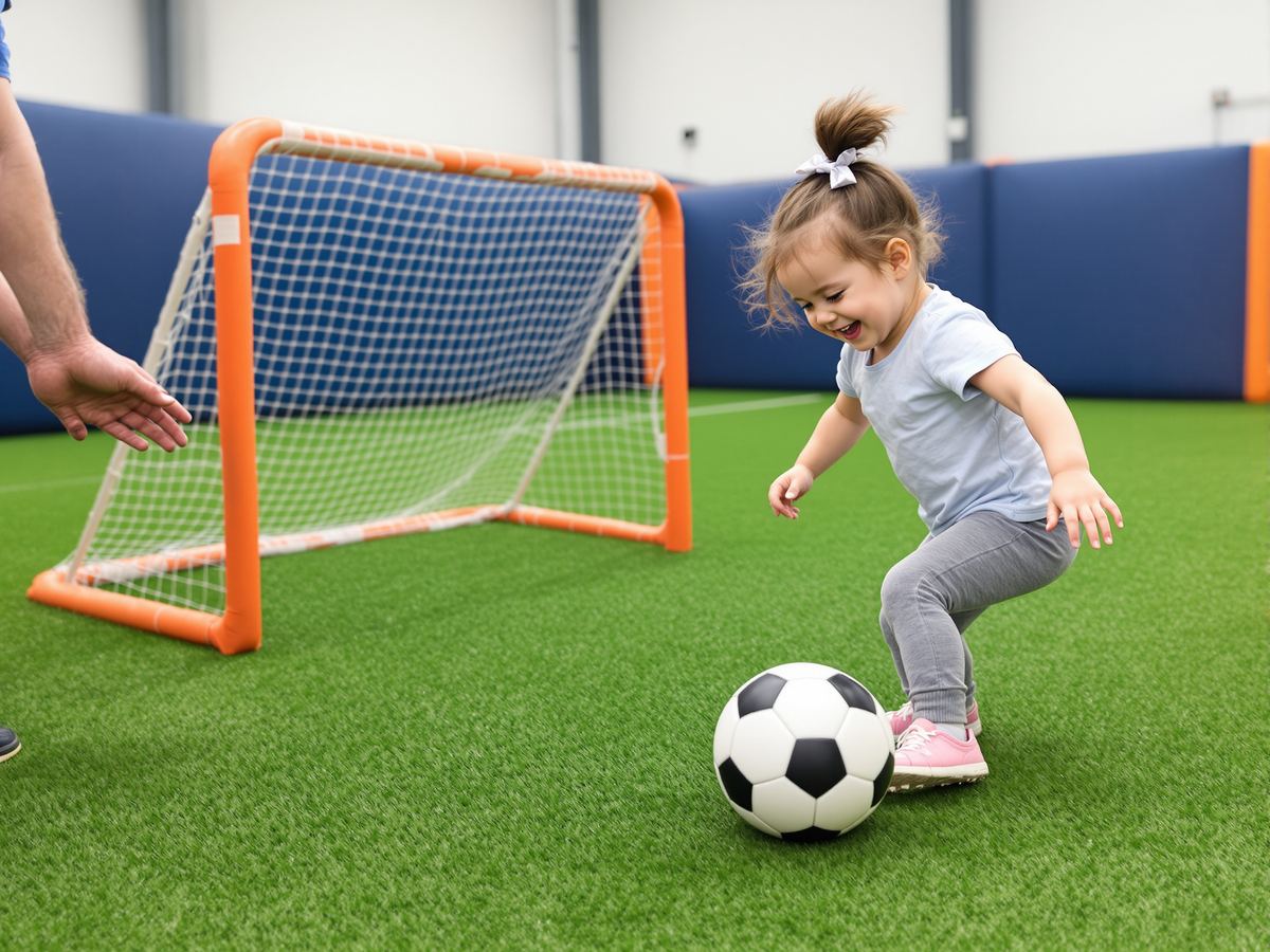 Young children in a Sports Universe class